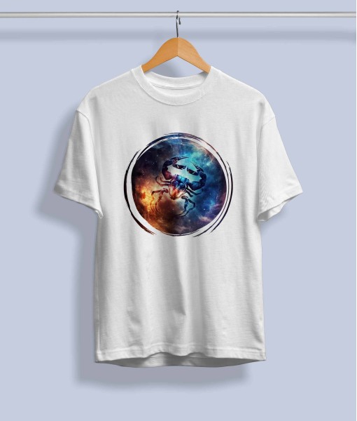 Мъжка тениска с илюстрация Зодия Рак - TShirtArtShop.com